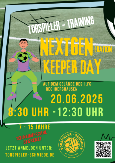 Wir freuen uns auf den NextGen Keeperday 2025